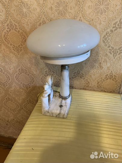 Лампа настольная мраморная СССР