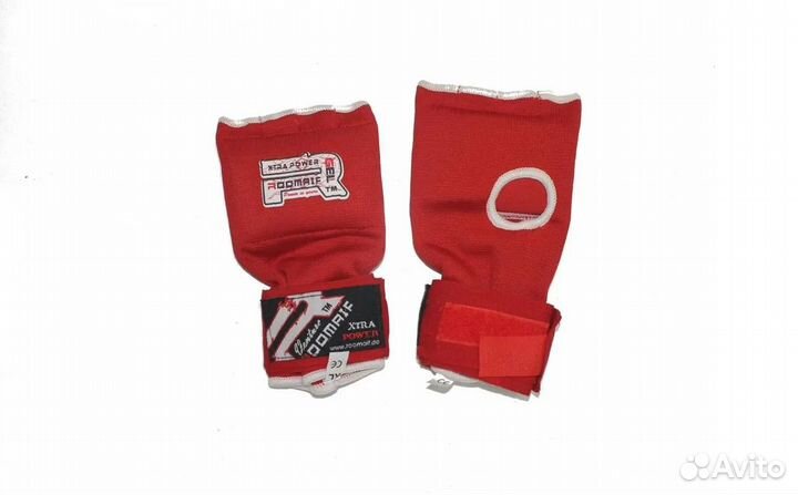 Бинт боксерский гелевый красный