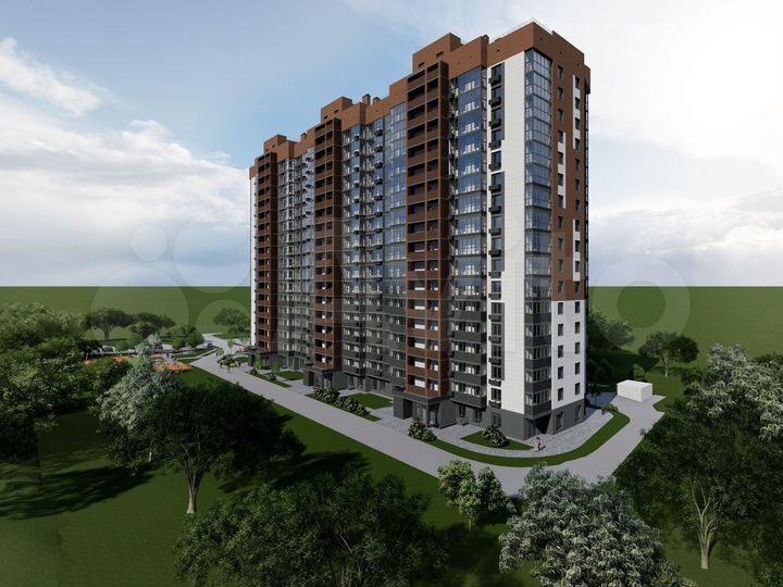 2-к. квартира, 62,5 м², 7/18 эт.