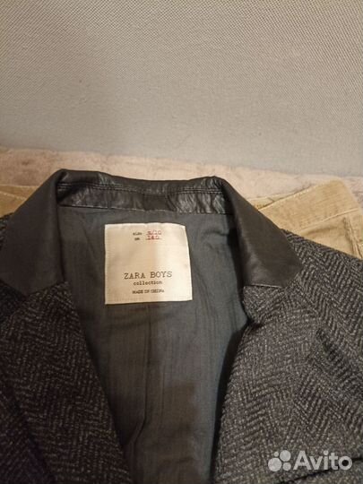 Пиджак zara для мальчика 140