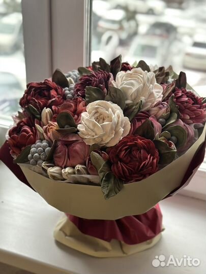 Букет из зефира 40 см