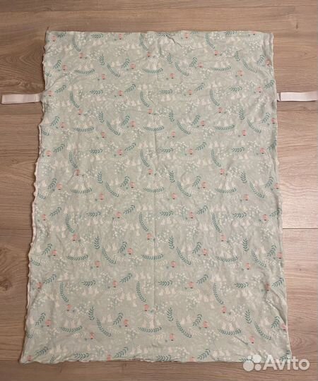 Плед в коляску/ кроватку новый трикотаж с плюшем