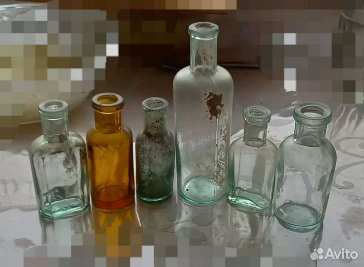 Старинные бутылки