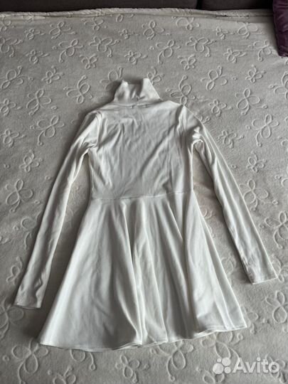 Платье лапша белое 42