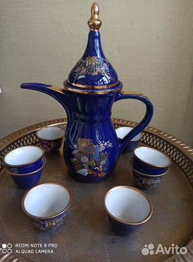 Кофейный сет в арабском стиле. Винтаж. Япония
