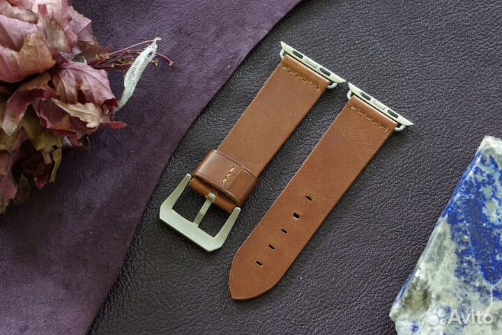 Ремешок ручной работы для часов Apple Watch. Кожа