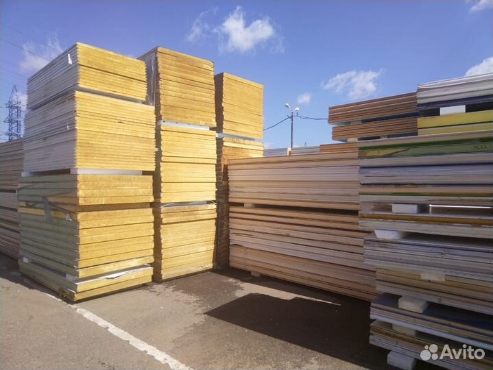 Сэндвич панели 25000 м2 в наличии