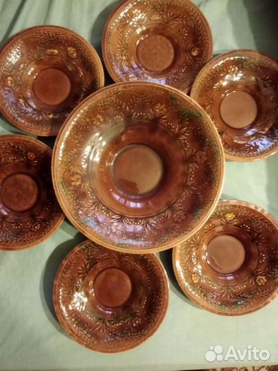 Тарелки,вазочка