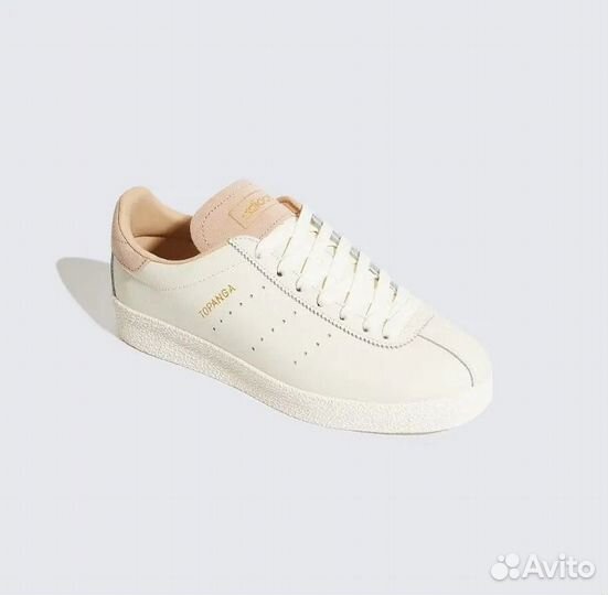 Кеды adidas Topanga beige кожаные мужские