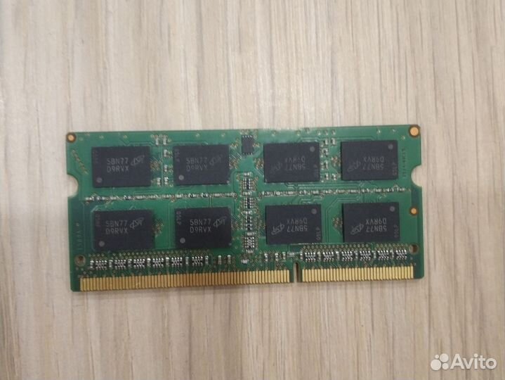 Оперативная память Micron DDR3L sodimm 8Gb