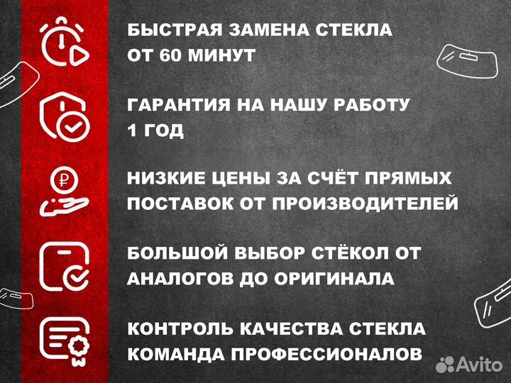 Лобовое стекло Skoda Fabia II