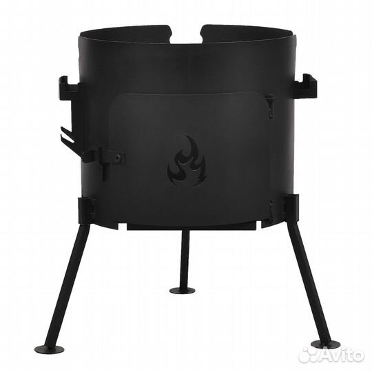 Печь под казан 320 мм. (под казан 8-10 л.) сталь 2