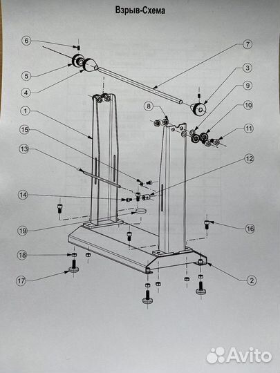 Стенд балансировки мото колес