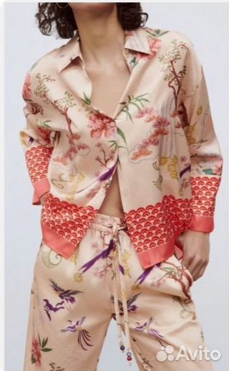 Брюки рубашка zara
