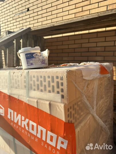 Кирпич соломенный лицевой