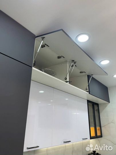 Кухня графит в потолок. Цена за всю кухню