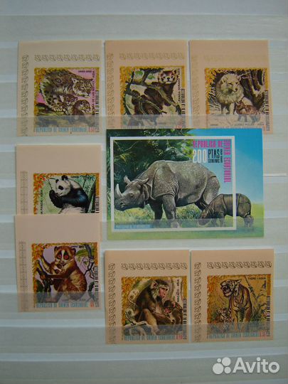 Фауна. Выпуски Экваториальной Гвинеи