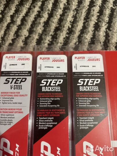 Лезвия CCM step Blacksteel V-steel SR 280 (9)