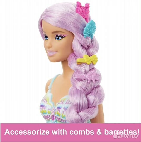 Новая Кукла Barbie Длинноволосая фантазийная HRR00