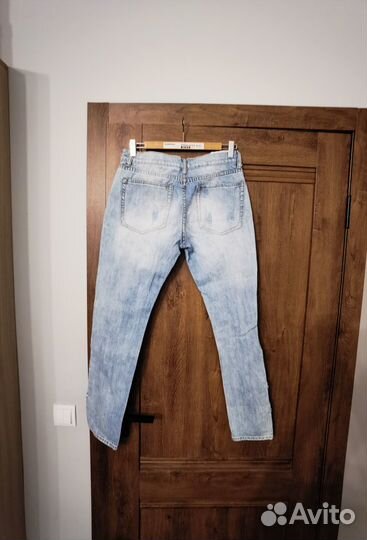 Модные летние джинсы светло голубые Reg&bone 42