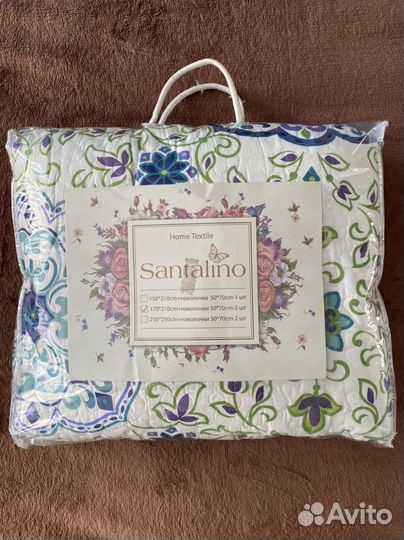 Комплект хлопок покрывало и 2 наволочки новое