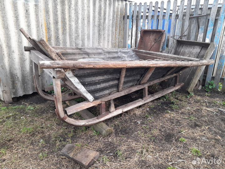 Телега и санки для лошади