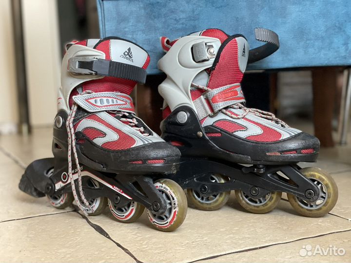 Роликовые коньки раздвижные детские р.30-33