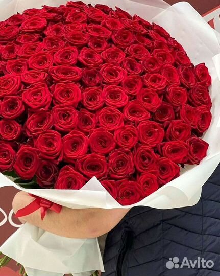 Высокие розы Доставка цветов