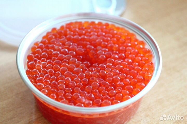 Красная икра кета