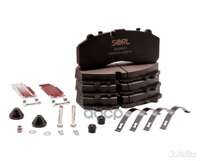 Колодки торм, диск, 29179 scania 4 сер ось