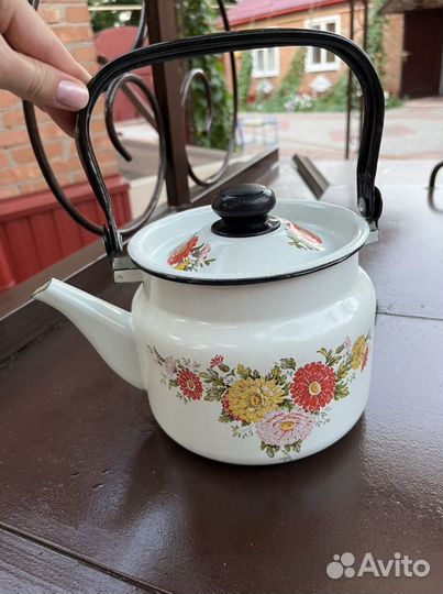 Чайник эмалированный