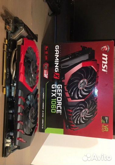 Видеокарта gtx 1060 6gb msi gamang X