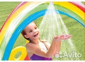 Надувной водно игровой центр с горкой