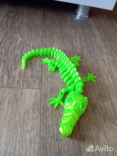 Крокодил подвижная игрушка