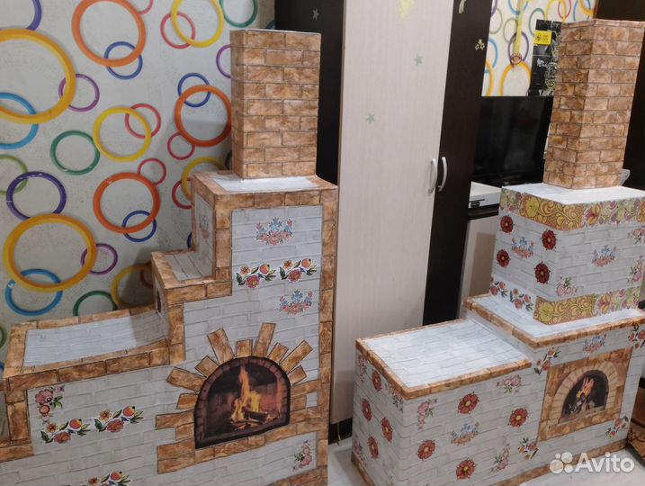 Декоративная печь на праздник