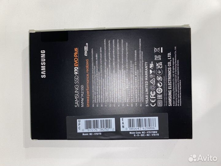 Продам ssd samsung 970 evo plus на 1тб