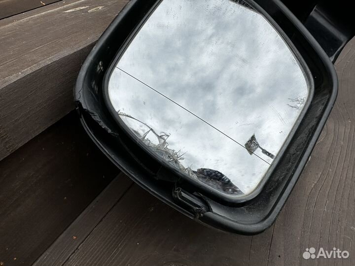 Боковое зеркало левое Pajero 4 черное