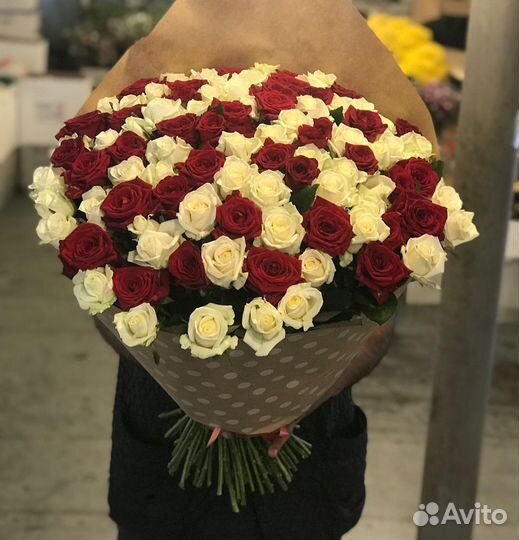 Розы Доставка цветов 35 51 101 роза Цветы