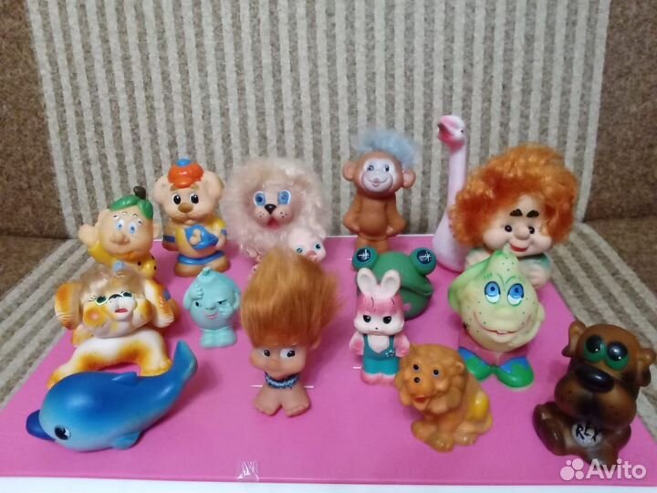 Игрушки резиновые коллекционные