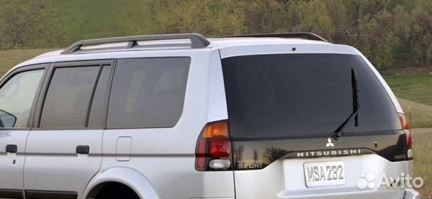 Стекла задняя полусфера Монтеро Спорт Митсубиси. т