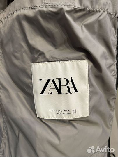 Пуховик зимний мужской zara