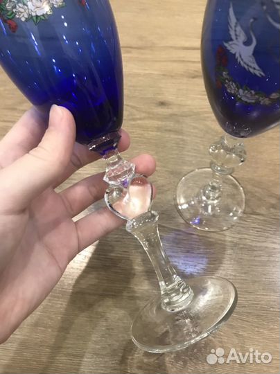 Фужеры хрустальные СССР