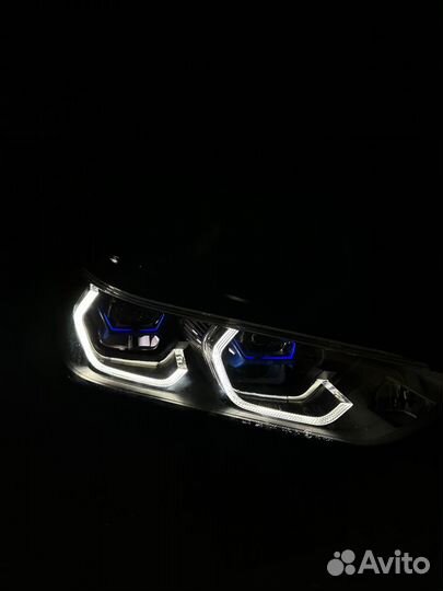 Комплект правая левая фара Laser Black BMW G05 G06