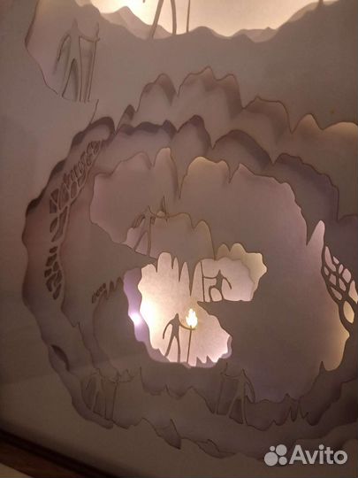 Лайтбокс, картина с led подсветкой, ночник