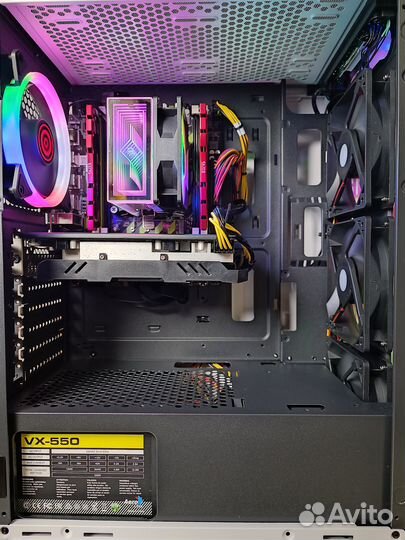 Игровой компьютер Intel 8 ядер, 32Gb, RX580 8Gb
