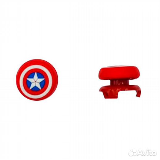 Насадки на стики (высокие) для геймпада PS5 FPS (Captain America)