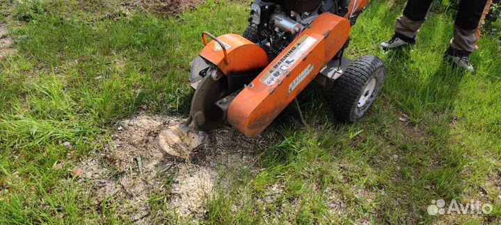 Измельчение пней,корчевание,удаление пней