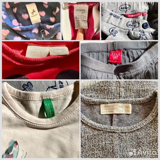 Пакет вещей на девочку 104 110