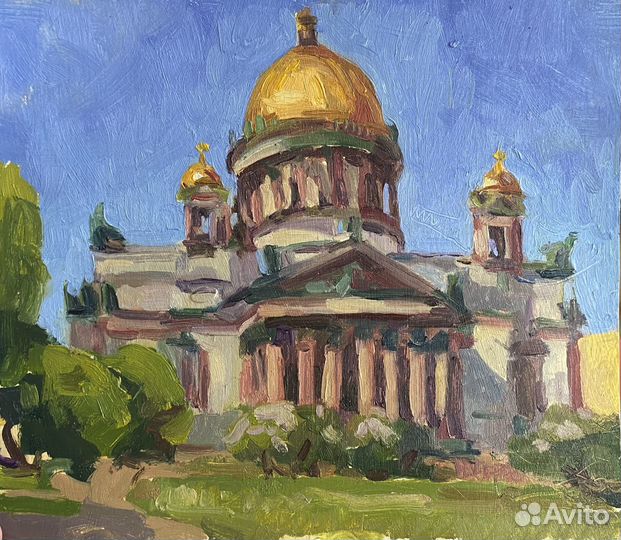 Этюд. Картон/масло