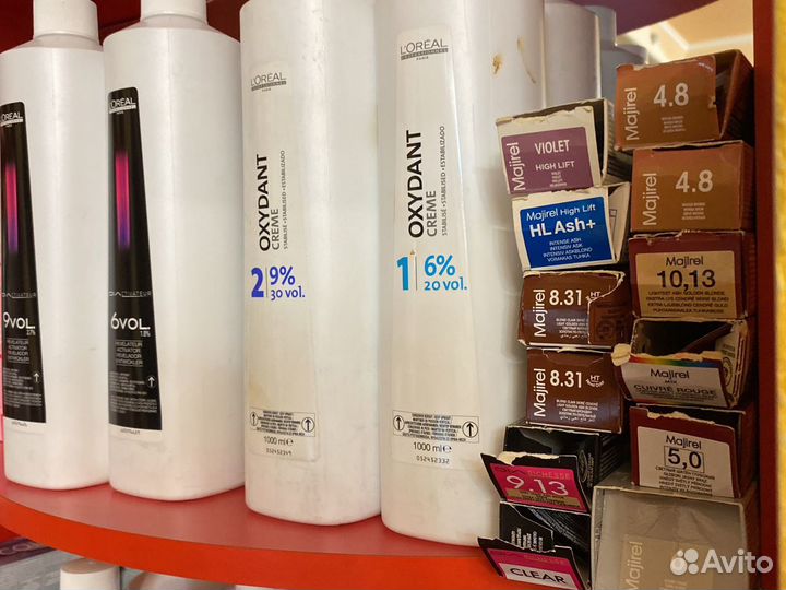 Профессиональная краска и оксиды для волос